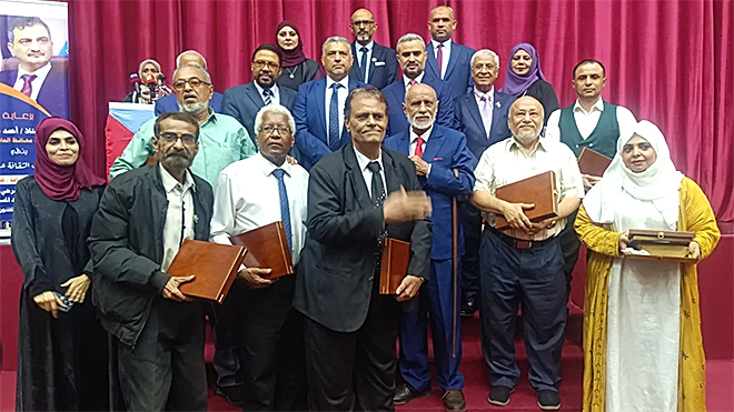 تدشين فعاليات مسرح عدن وتكريم عدد من الكوادر الثقافية